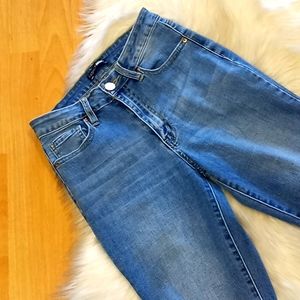 Fashion Nova Distressed Bell Bottom Jeans-#1410